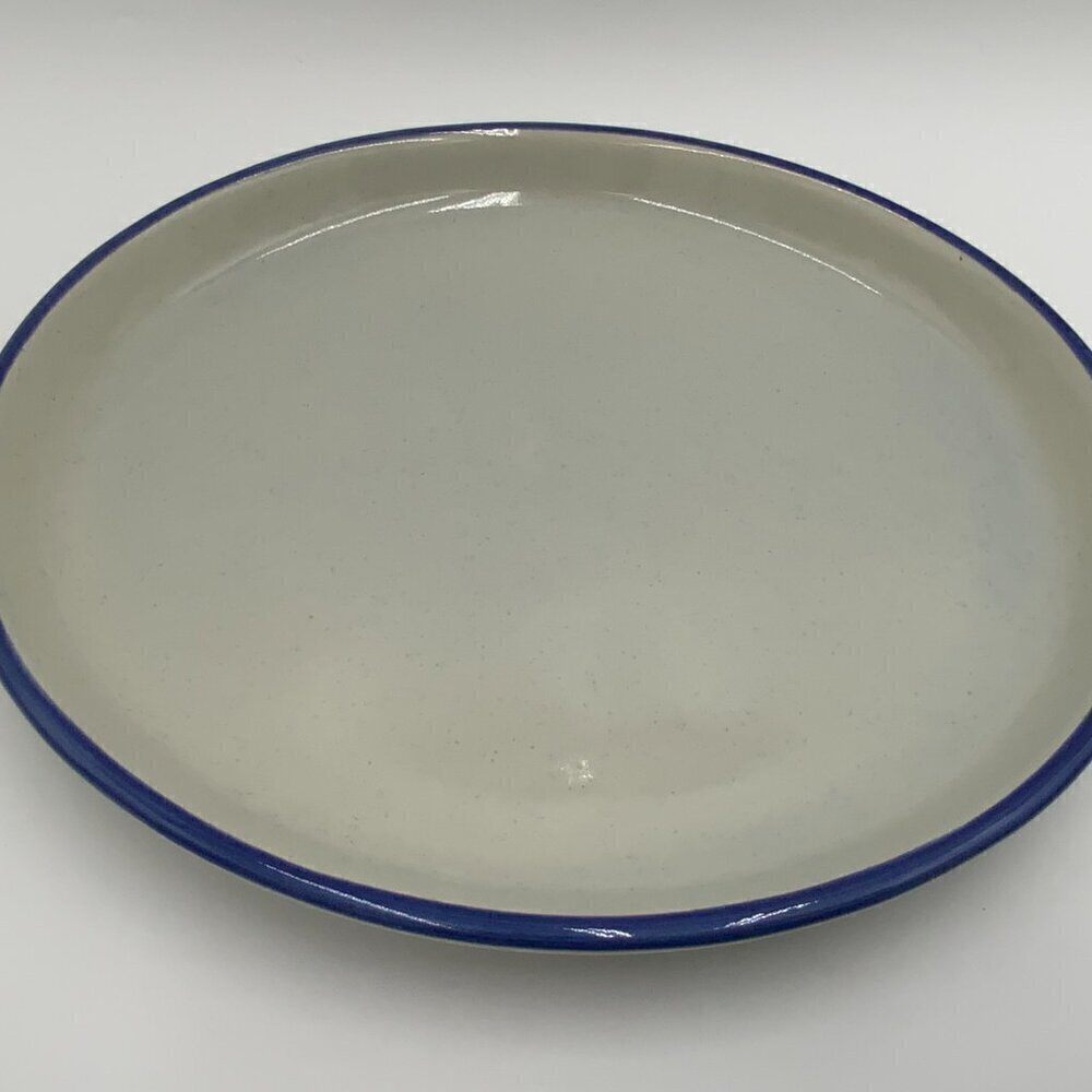Franciscan Dinnerware Dutch Weave Blue Made in USA 32 Serving Platter - Picture 5 of 9